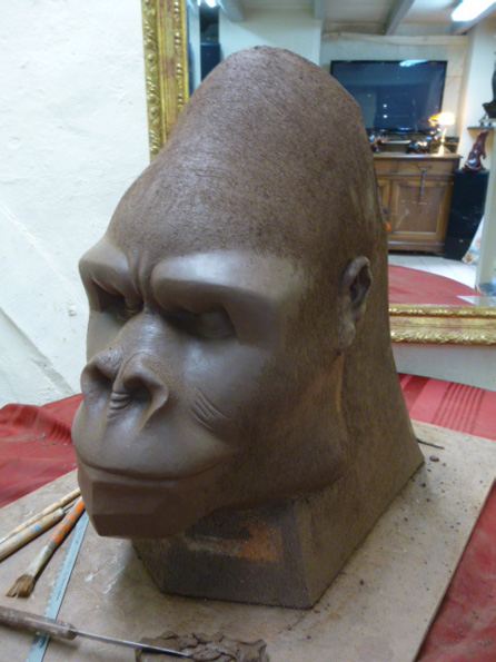 Gorille Pascal Sculpteur animalier