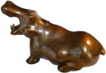 Hippopotame - Pascal sculpteur animalier