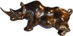 Rhinoceros - Pascal sculpteur animalier